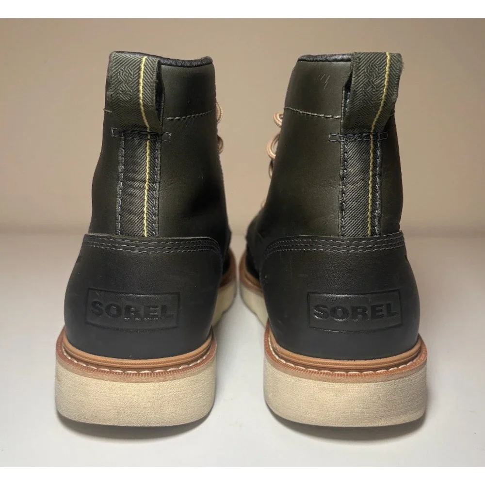 Man's SOREL Slabtown 62' Moc Waterproof Boot | Green | Size 13